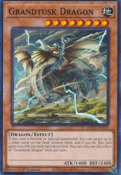 Grandtusk Dragon - 25th Anniversary Tin: Dueling Heroes Mega Pack (Common) [MP23-129] Imagen principal del producto
