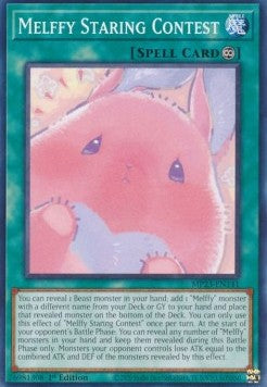 Melffy Staring Contest - 25th Anniversary Tin: Dueling Heroes Mega Pack (Common) [MP23-141] Main image