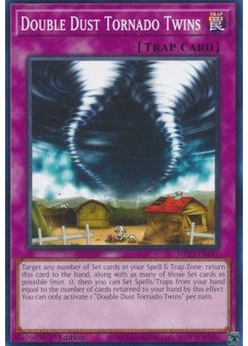 Double Dust Tornado Twins — 25th Anniversary Tin: Dueling Heroes Mega Pack (MP23-147) Yu-Gi-Oh! card Image principale du produit