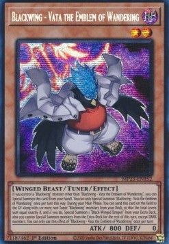 Blackwing - Vata the Emblem of Wandering - 25th Anniversary Tin: Dueling Heroes Mega Pack (Secret Rare) [MP23-152] Imagen principal del producto