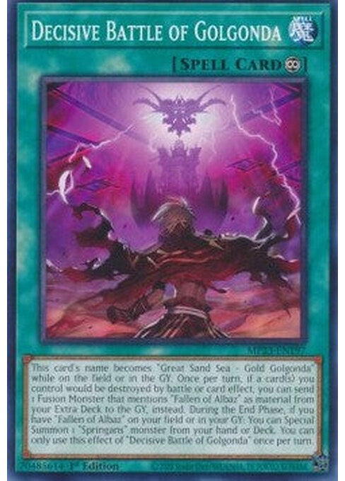 Decisive Battle of Golgonda — 25th Anniversary Tin: Dueling Heroes Mega Pack (MP23-197) Yu-Gi-Oh! card Imagen principal del producto