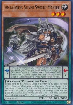 Amazoness Silver Sword Master - 25th Anniversary Tin: Dueling Heroes Mega Pack (Common) [MP23-220] Imagen principal del producto