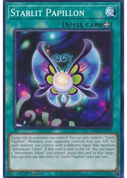 Starlit Papillon — 25th Anniversary Tin: Dueling Heroes Mega Pack (MP23-270) Yu-Gi-Oh! card Imagen principal del producto