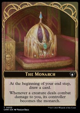 The Monarch // Kor Soldier Token (W 1/1) - Commander Masters: Extras (Token) [XCMM-T 50/8] Hoofdafbeelding