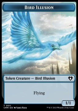 Bird Illusion Token (U 1/1) // Servo Token (A 1/1) - Commander Masters: Extras (Token) [XCMM-T  11/45] Hoofdafbeelding