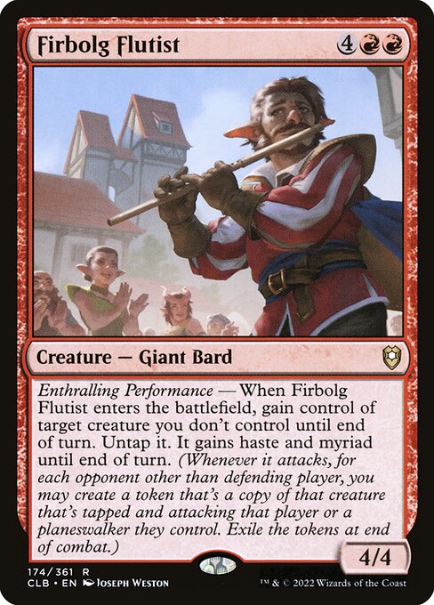 Firbolg Flutist – Commander Legends: Battle for Baldur's Gate (CLB-174) Magic: The Gathering card