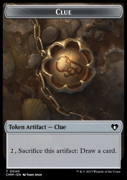 Clue Token // Daretti, Scrap Savant Emblem - Commander Masters: Extras (Token) [XCMM-T 40/51] Hoofdafbeelding