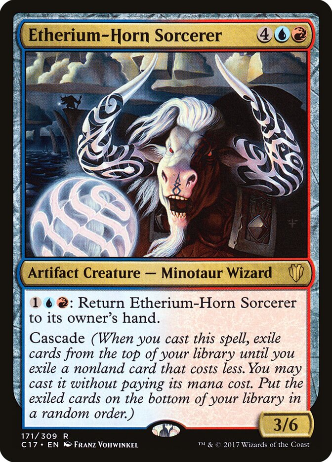 Etherium-Horn Sorcerer - Commander 2017 (Rare) [C17-171]
