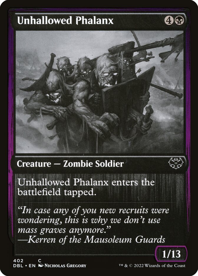 Unhallowed Phalanx - Innistrad: Double Feature (Common) [DBL-402] Image principale du produit