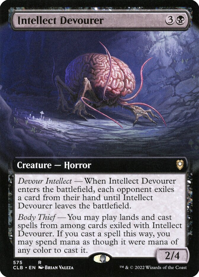 Magic-kaart Intellect Devourer XCLB-575 uit Commander Legends: Battle for Baldur's Gate: Extras (Rare)
