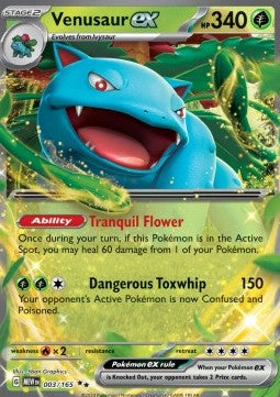 Venusaur ex - 151 (Double Rare) [MEW-003] Hover Image