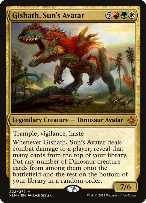 Gishath, Sun's Avatar – Ixalan (XLN-222) Magic: The Gathering card | LC-REM-20260804-15715813130572-7335e500-342d-476d-975c-817512e6e3d6