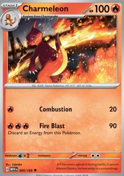 Charmeleon - 151 (Uncommon) [MEW-005] Hover Image