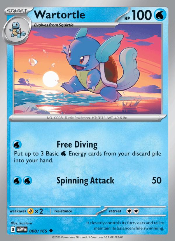 Wartortle - 151 (Uncommon) [MEW-008] Image principale du produit