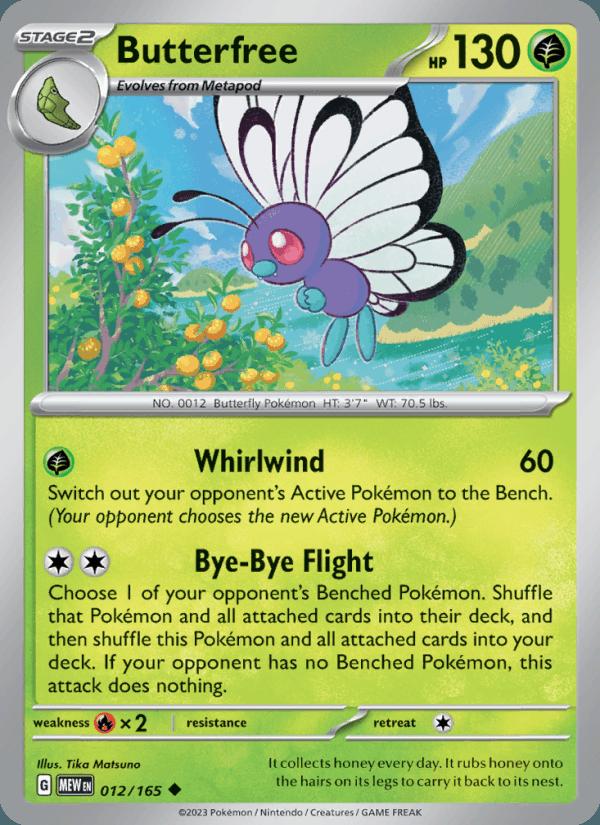 Butterfree - 151 (Uncommon) [MEW-012] Image principale du produit