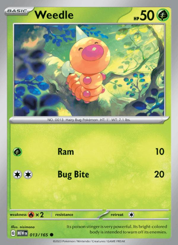 Weedle - 151 (Common) [MEW-013] Image principale du produit