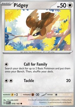Pidgey - 151 (Common) [MEW-016] Imagen principal del producto