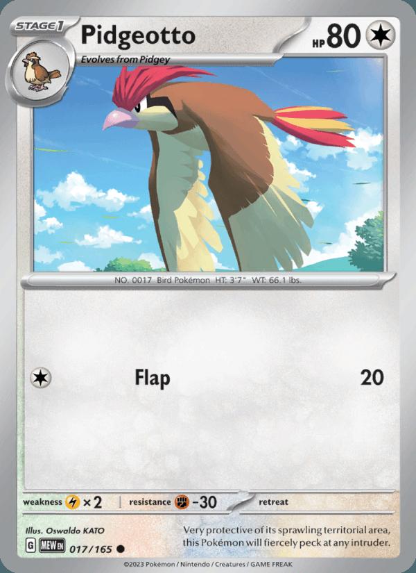 Pidgeotto - 151 (Common) [MEW-017] Image principale du produit