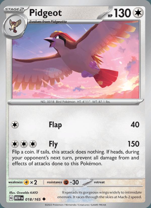 Pidgeot - 151 (Uncommon) [MEW-018] Image principale du produit