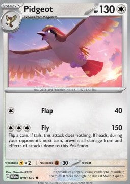 Pidgeot - 151 (Uncommon) [MEW-018] Hover Image