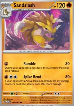 Sandslash - 151 (Uncommon) [MEW-028] Hover Image