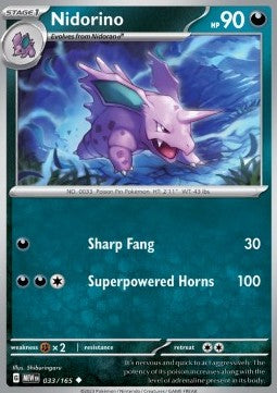Nidorino - 151 (Uncommon) [MEW-033] Hover Image