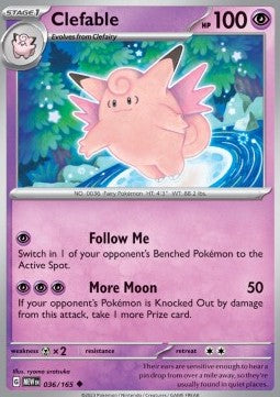 Clefable - 151 (Uncommon) [MEW-036] Imagen principal del producto