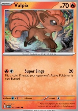 Vulpix - 151 (Common) [MEW-037] Hover Image