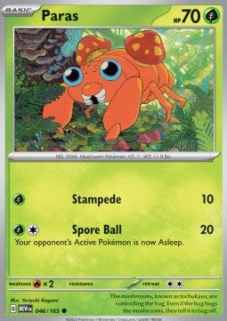 Paras - 151 (Common) [MEW-046] Hover Image