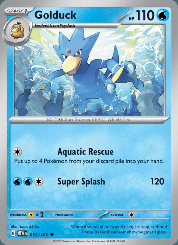 Golduck - 151 (Uncommon) [MEW-055] Main image