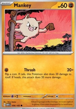 Mankey - 151 (Common) [MEW-056]
