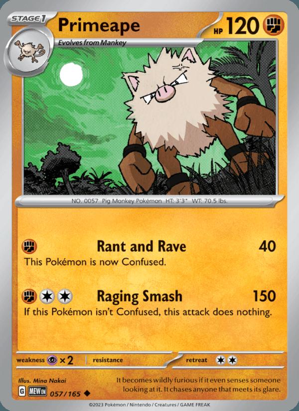 Primeape - 151 (Uncommon) [MEW-057] Hoofdafbeelding