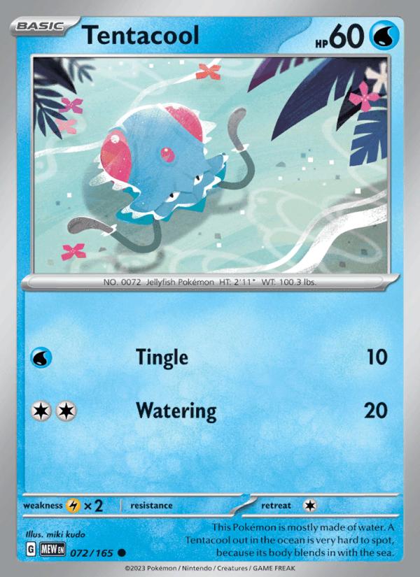 Tentacool - 151 (Common) [MEW-072] Hoofdafbeelding