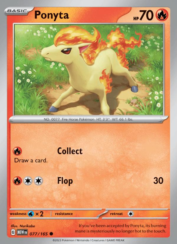 Ponyta - 151 (Common) [MEW-077] Hoofdafbeelding