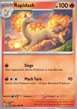Rapidash - 151 (Uncommon) [MEW-078] Imagen principal del producto