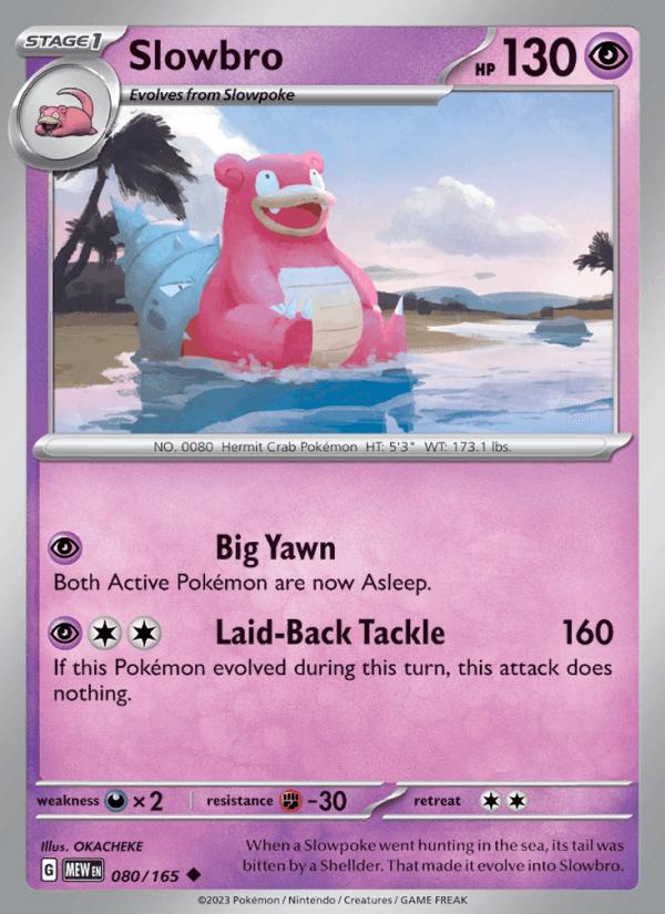 Slowbro - 151 (Uncommon) [MEW-080] Image principale du produit