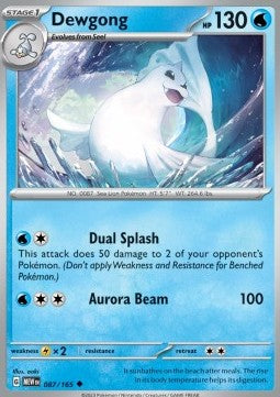 Dewgong - 151 (Uncommon) [MEW-087] Imagen principal del producto