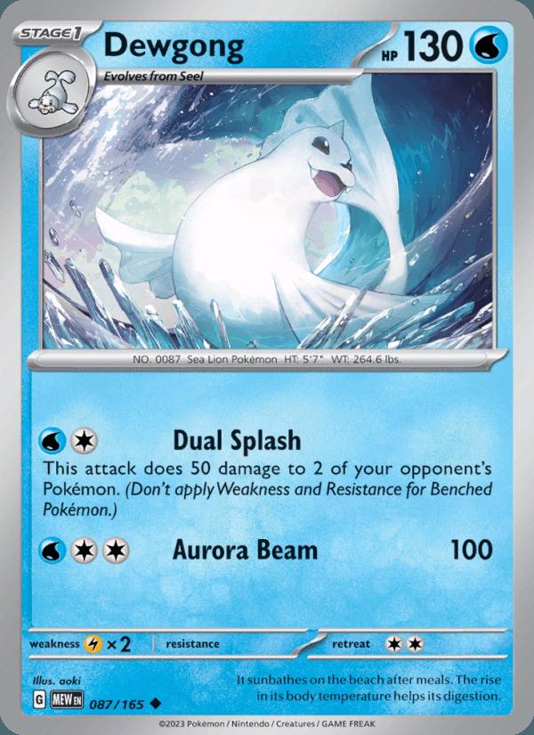 Dewgong - 151 (Uncommon) [MEW-087] Main image