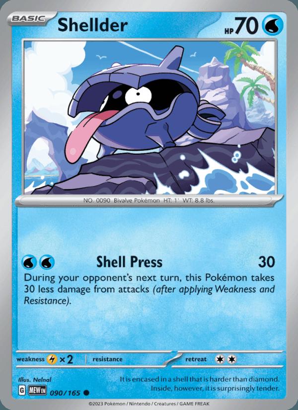 Shellder - 151 (Common) [MEW-090] Hoofdafbeelding