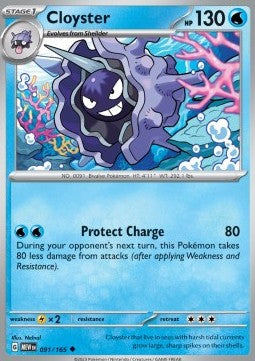 Cloyster - 151 (Uncommon) [MEW-091] Hover Image