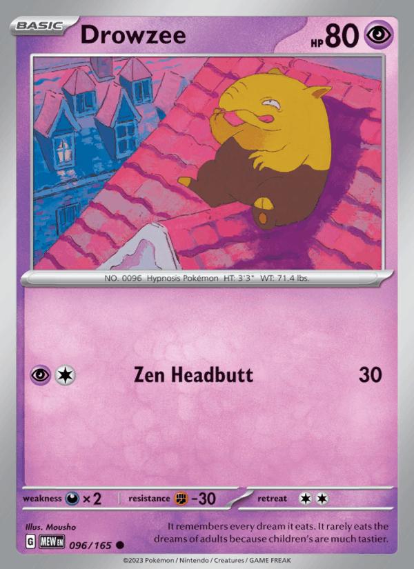 Drowzee - 151 (Common) [MEW-096] Immagine principale del prodotto