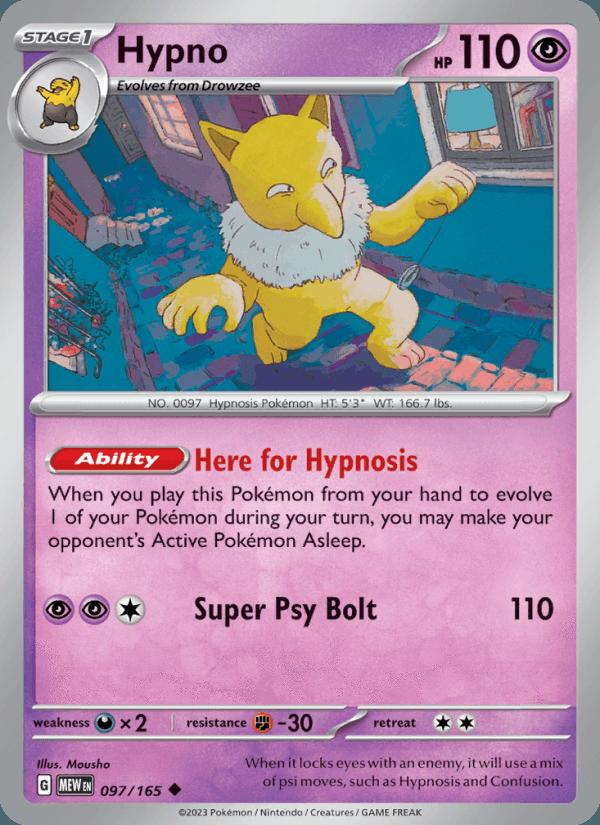 Hypno - 151 (Uncommon) [MEW-097] Hoofdafbeelding