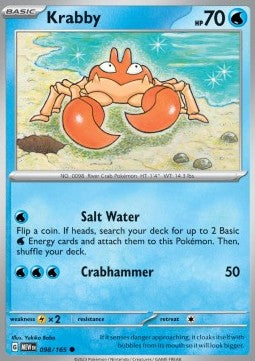 Krabby - 151 (Common) [MEW-098] Hover Image