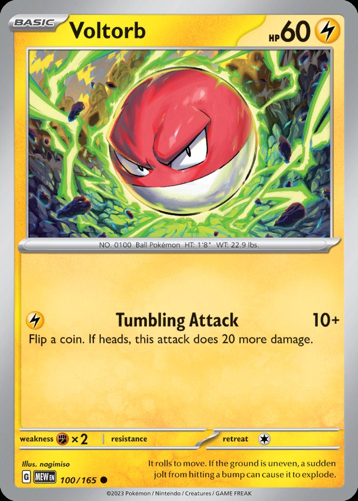 Voltorb - 151 (Common) [MEW-100] Immagine principale del prodotto