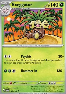 Exeggutor - 151 (Uncommon) [MEW-103] Imagen principal del producto