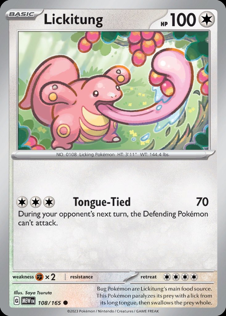 Lickitung - 151 (Common) [MEW-108] Hauptbild
