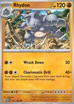 Rhydon - 151 (Uncommon) [MEW-112] Hover Image