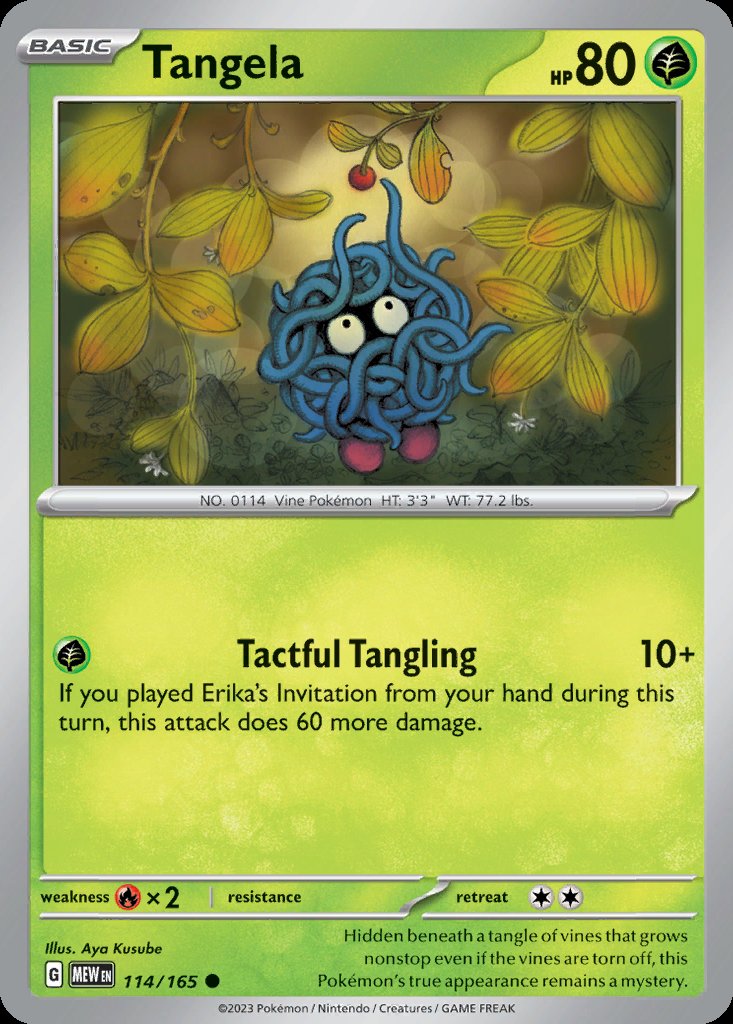 Tangela - 151 (Common) [MEW-114] Image principale du produit