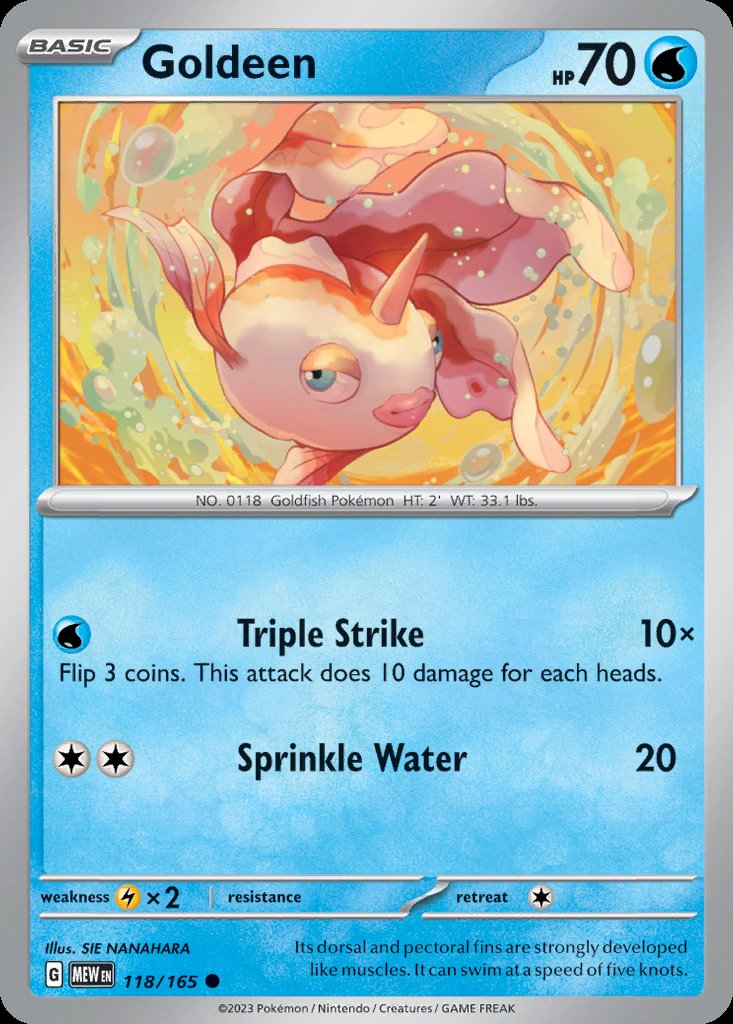 Goldeen - 151 (Common) [MEW-118] Main image