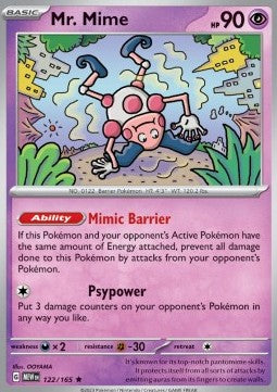Mr. Mime - 151 (Rare) [MEW-122] Hover Image